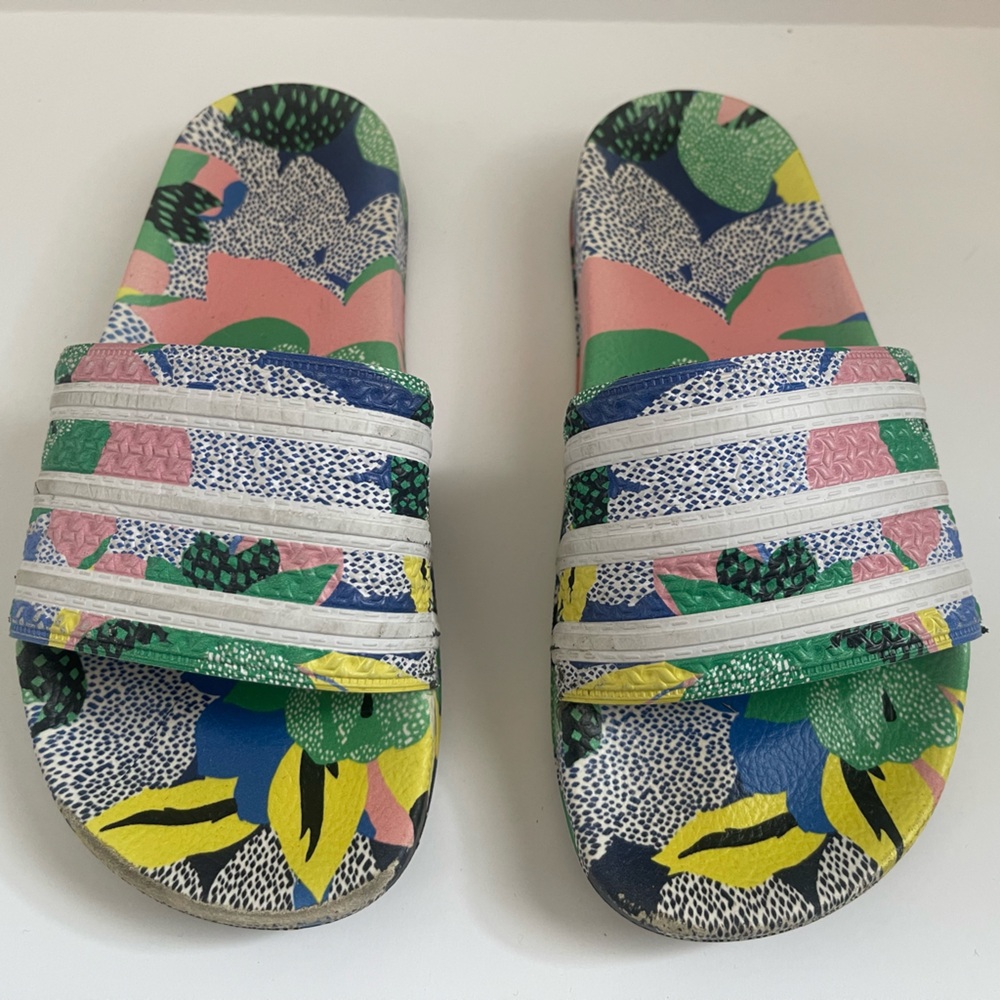 adidas Multicolor Slide Sandals